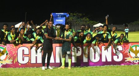 TGE Dieppe Bay Eagles Crowned 2025 SKNFA Division 1 Champions