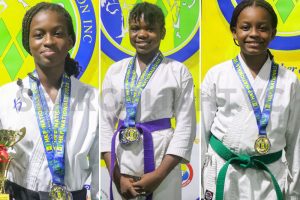 Amiyah Bascombe stands out at Karate Championships
