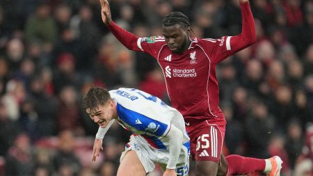 BBC pundit spots Virgil van Dijk’s gesture moments after Liverpool teen Amara Nallo sent off for second time