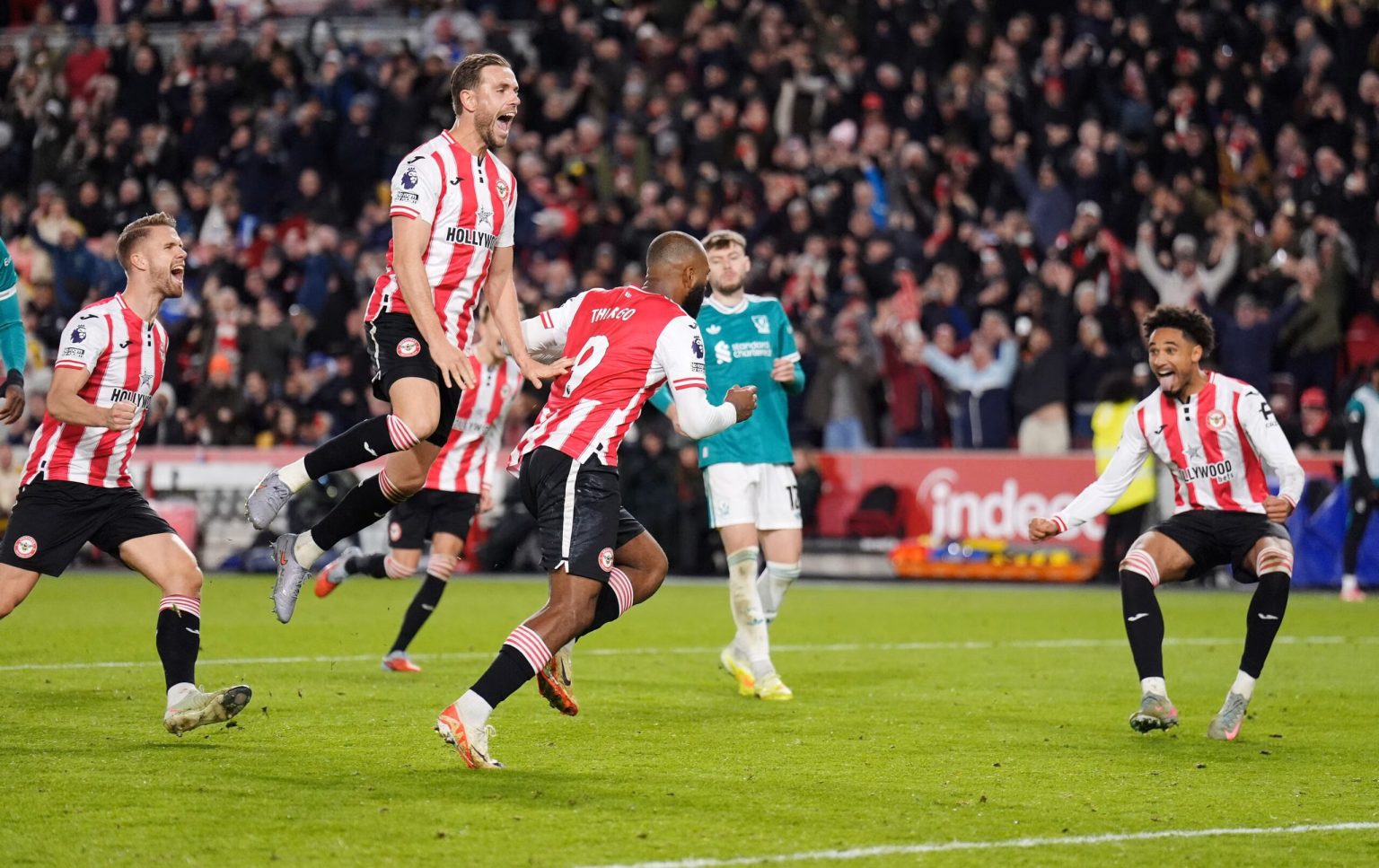 Brentford hands Liverpool fourth-successive Premier League loss