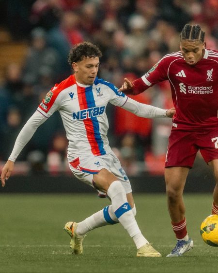 Cardines features in Crystal Palace’s Carabao Cup win over Liverpool Cardines features in Crystal Palace’s Carabao Cup win over Liverpool