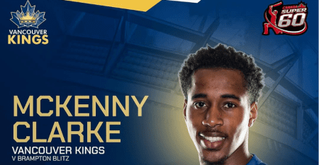 Clarke bowls brilliantly, but Blitz prevail in Canada Super 60 Clarke bowls brilliantly, but Blitz prevail in Canada Super 60