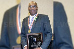 Dr Lennox Adams experiencing double-delight