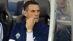 Ex-Chelsea and Tottenham star now managing in South Korea with footballer-turned-bodybuilder son his assistant