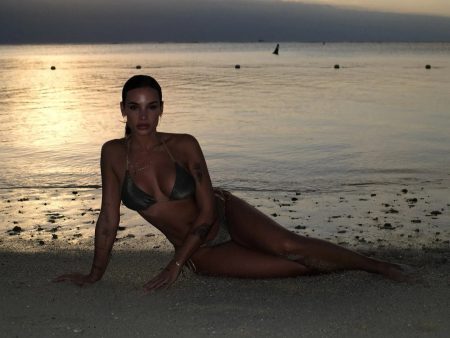 Former Premier League star’s daughter’s bikini post on Instagram causes husband to joke he has ‘died on the spot’