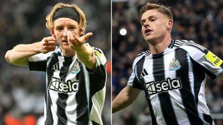 Gordon first Toon star to score in three straight Champions League games to climb into top ten Gordon first Toon star to score in three straight Champions League games to climb into top ten