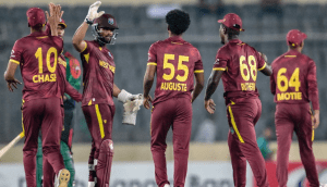 Hope, Hosein star as West Indies edge Bangladesh in Super Over thriller
