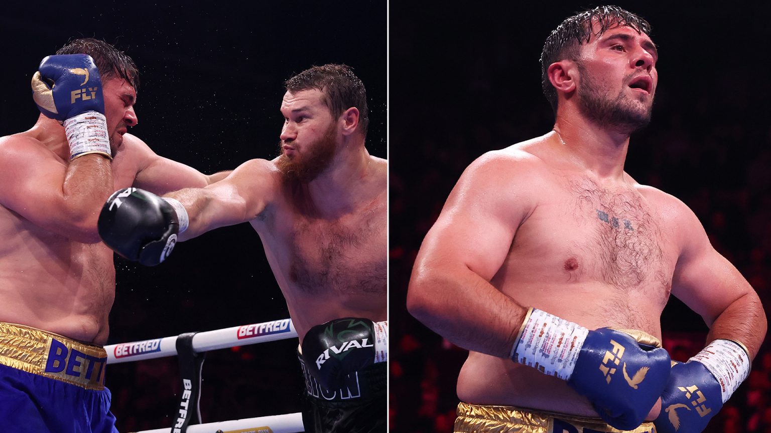 ‘I am NOT finished’ – Brave Dave Allen chokes back tears after punishing defeat as Makhmudov calls out Anthony Joshua