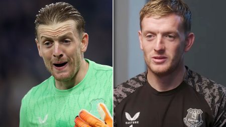 Jordan Pickford reveals what’s behind his bizarre facial expressions and admits he mumbles his OWN CHANT during games