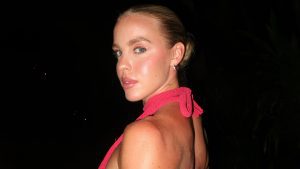 Keely Hodgkinson goes braless in see-through dress as Team GB Olympic star relaxes on holiday