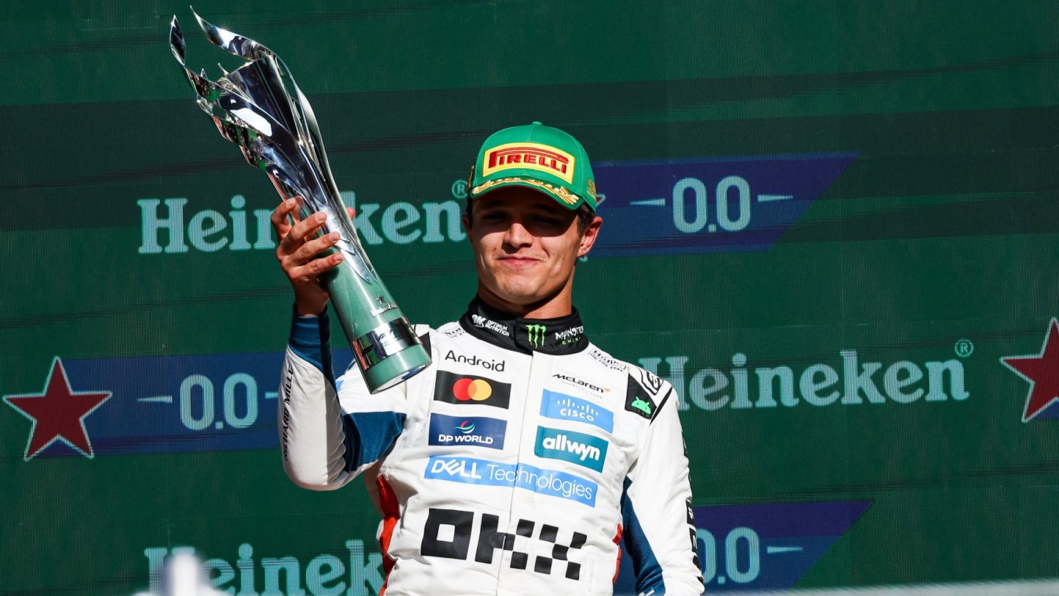 Lando Norris brutally BOOED after winning Mexico Grand Prix to lead F1 title race for first time in six months