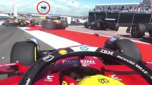 Lewis Hamilton’s life ‘saved’ by Halo as shocking onboard video captures crash debris strike in US GP Sprint