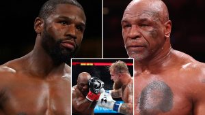 Mike Tyson vs Floyd Mayweather exhibition update as boxing legend’s team hit back at Jake Paul fight fix claim