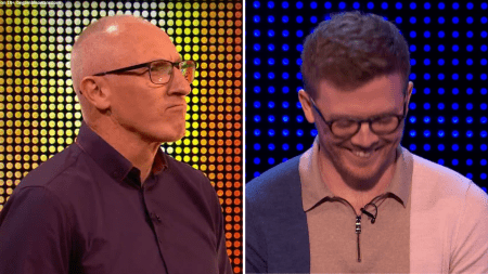 Moment Rangers fan trolled on The Chase by fellow contestant as Bradley Walsh says ‘I suspect he’s a Celtic fan’
