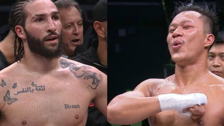 Muhammad Ali’s grandson Nico DRAWS in Thrilla in Manila 2 fight 50 years on from iconic Joe Frazier bout