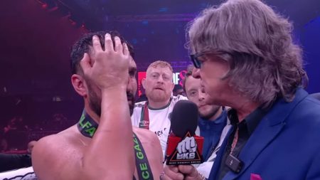 Paulie Malignaggi rushed to hospital and ‘blind in one eye’ after ending six-year hiatus in brutal bare-knuckle fight