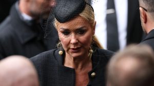 Ricky Hatton’s ex Claire Sweeney says final goodbye to boxing great she ‘adored and cherished’ at his funeral |