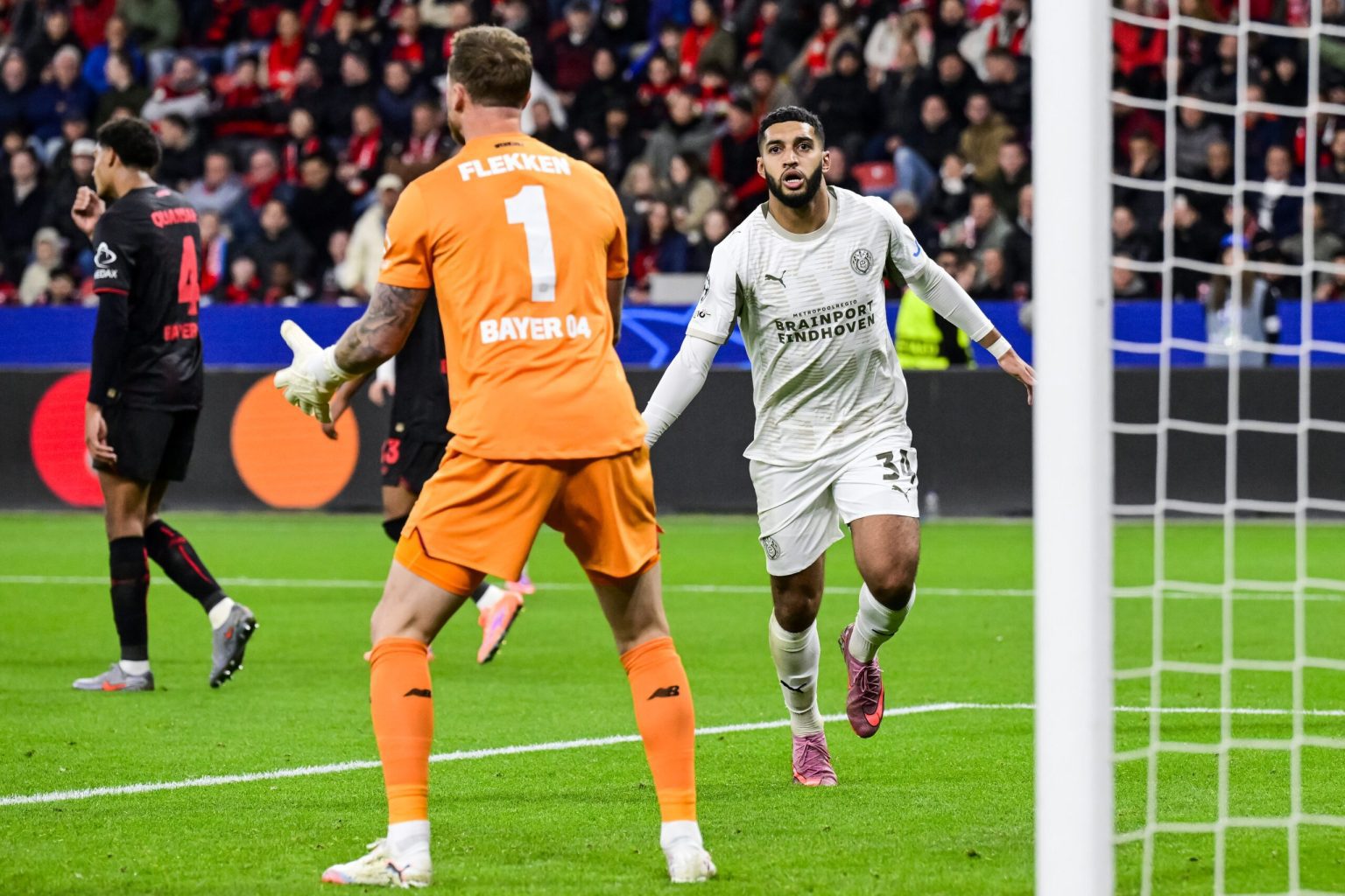 Saibari’s sizzler earns PSV Champions League draw in Leverkusen
