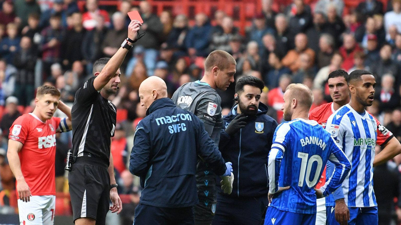 Sheffield Wednesday’s crisis hits worrying new low as crisis club left with ZERO fit goalkeepers after red card