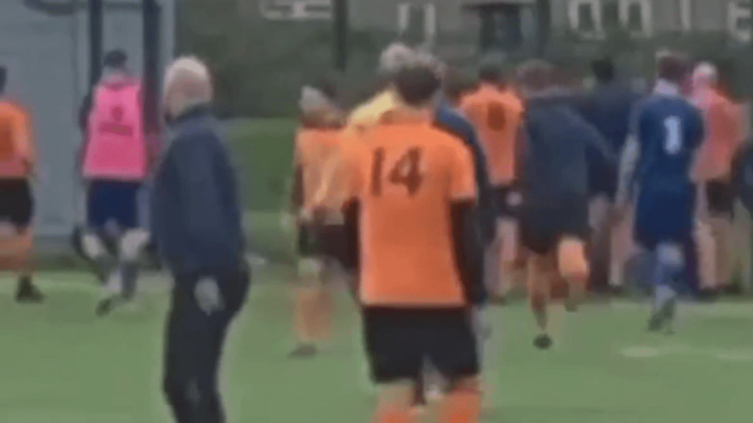 Shocking moment Scots football match abandoned after player ‘kicked & punched’ as cops launch ‘assault’ probe
