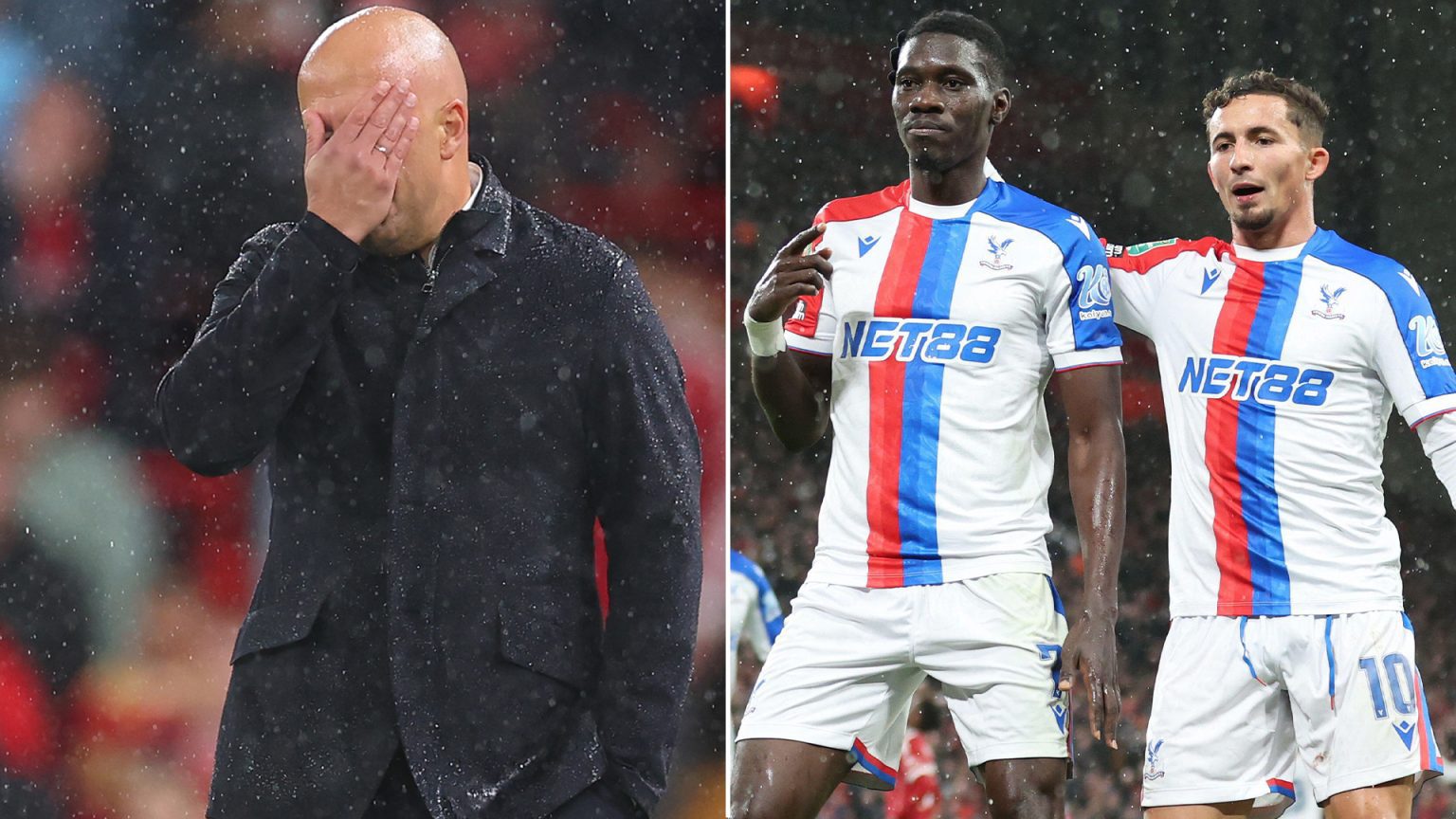 Slot suffers heaviest defeat as Reds boss as Eagles make it FIVE domestic losses in a row