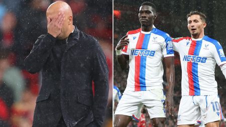 Slot suffers heaviest defeat as Reds boss as Eagles make it FIVE domestic losses in a row