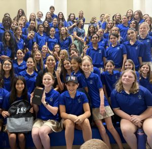 Students receive inspiration from star WNBA player Allison Feaster