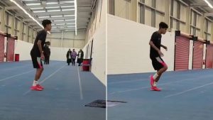 ‘That’s insane’ – Man Utd fans in awe as wonderkid JJ Gabriel, 15, shows off unbelievable ‘Pele-level’ skills