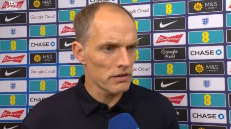 Thomas Tuchel bizarrely hits out at England fans on live TV minutes after 3-0 victory over Wales