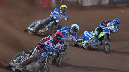 Three fans injured as out-of-control bike flies over fence and into the crowd after horror crash at speedway semi-final Three fans injured as out-of-control bike flies over fence and into the crowd after horror crash at speedway semi-final