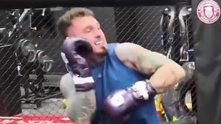 Tom Aspinall divides fans with brutal UFC 321 sparring footage for Ciryl Gane fight