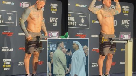 Tom Aspinall four pounds HEAVIER for UFC 321 fight vs Ciryl Gane than last bout after mammoth 5900 calorie diet