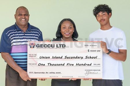Union Island Secondary School receives funds from Sailing expedition Union Island Secondary School receives funds from Sailing expedition