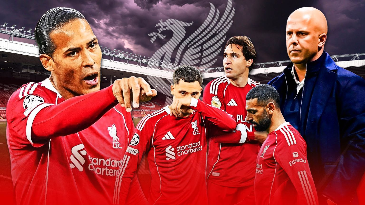 Van Dijk convinced Liverpool clear-the-air crisis meeting was key to thumping Frankfurt… but Arne Slot did NOT attend