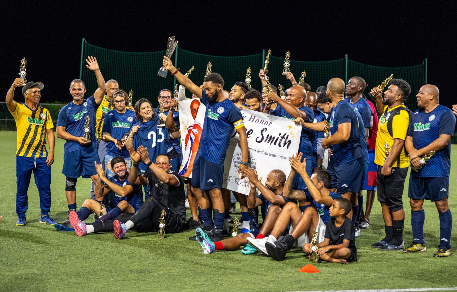 West Bay crowns community football league champion