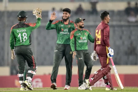 West Indies suffer heavy defeat in series decider against Bangladesh