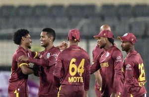 West Indies win super over thriller to level series