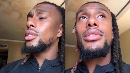 Alex Iwobi looks unimpressed as he shares video of hotel Nigeria squad have been put up in for World Cup playoff clash