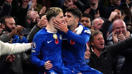 Blues up to second in Premier League table as managerless strugglers now eight points adrift