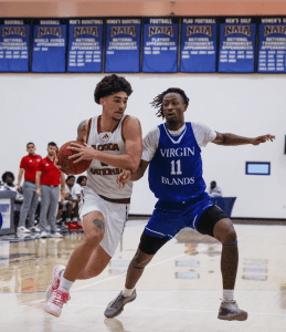 Buccaneers Defeat Florida National in Wire-to-Wire 80-63 Victory