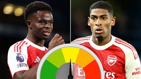 Bukayo Saka has Cucurella in his back pocket but stand-in Mosquera on a tightrope after early booking