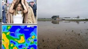 Cheltenham ‘monitoring conditions’ with Storm Claudia set to cause havoc amid TWO weather warnings for November Meeting