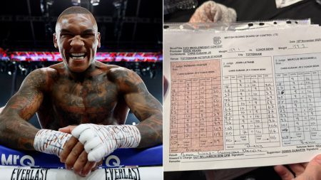 Chris Eubank Jr vs Conor Benn scorecards revealed as fuming fans blast judge for ‘worst scoring ever’