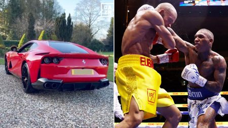 Conor Benn splashes out on £250k Ferrari supercar hours after winning rematch with Chris Eubank Jr