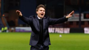 Danny Rohl’s celebrations with Rangers fans are a no go