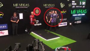 Daryl Gurney confronts referee after Grand Slam of Darts defeat to Karel Sedlacek sees him crash out early