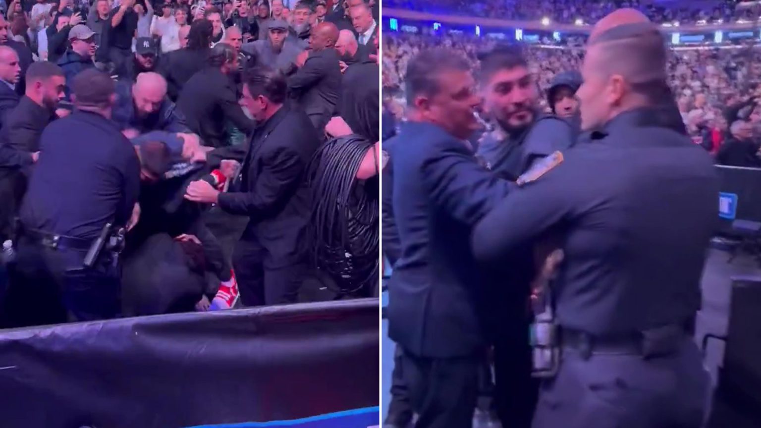 Dillon Danis banned for life after sparking shocking brawl in UFC 322 crowd as Dana White intervenes