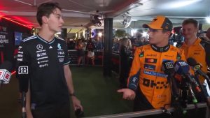 ‘Don’t listen to that’ – George Russell and Lando Norris have awkward confrontation after Qatar GP qualifying