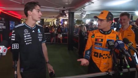 ‘Don’t listen to that’ – George Russell and Lando Norris have awkward confrontation after Qatar GP qualifying ‘Don’t listen to that’ – George Russell and Lando Norris have awkward confrontation after Qatar GP qualifying