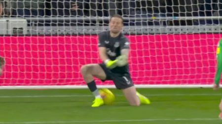 ‘Don’t you dare’ – England fans send message to Jordan Pickford after Everton goalkeeper’s howler against Newcastle